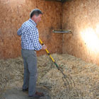 Fresh, clean straw at Ridgeway Livery Centre