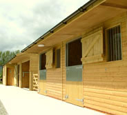 Purpose-built timber stables